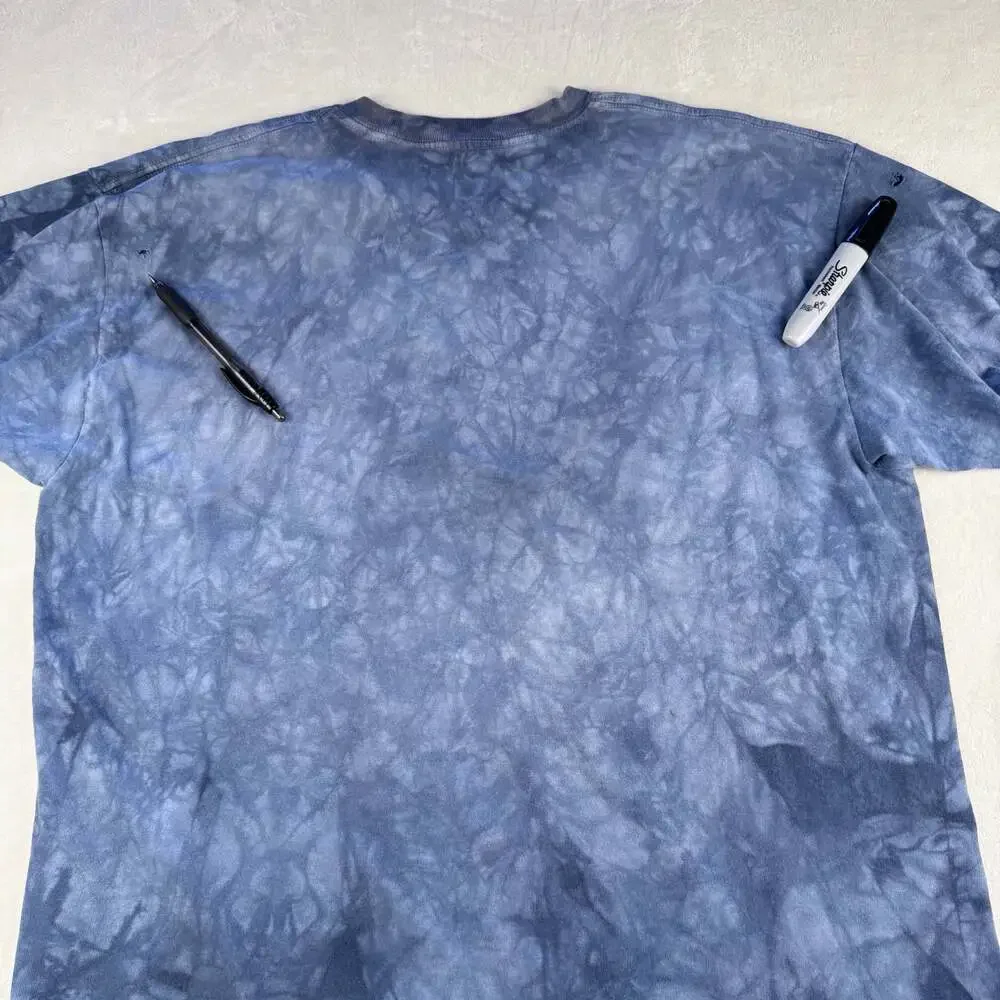 2000s Y2K 2013 The Mountain Native American DreamCatcher Tie-Dye T-shirt XL - Picture 7 of 8